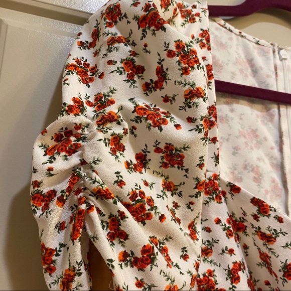 Danielle Bernstein Floral Puff Sleeve Maxi Dress - Picture 4 of 8